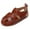 Brown, variant on Summer Baby Boy Girls Hollow Sandals, Children Casual Beach Shoes Toddler Breathable Anti-slip Shoes