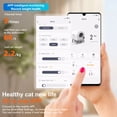 thumbnail image 6 of Automatic Cat Litter Box Self Cleaning, Smart Kitty Litter Robot, Electric Auto Litter-robot, App Monitoring, Wi-Fi Connecting, Odor Control, Ideal For Multiple Cats, 6 of 11