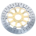 thumbnail image 3 of Front Brake Discs Disks Rotors For Kawasaki ZZR 1100 1990-1992 ZEPHYR 1100 1993-1998 97 ZRX1200 2001-2006 ZRX1200R 2001-2008 ZRX1200S 01-07 ZR 1100 Zephyr 1992-1995 2002-2005 ZXR NINJA 750 89-95, 3 of 4