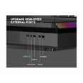 thumbnail image 5 of DIYPC ARGB-M1-BK Black USB3.0 Tempered Glass Micro ATX Gaming Computer Case w/ Dual Tempered Glass Panel and 3 x ARGB PWM Fans (Pre-Installed), 5 of 15