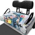 thumbnail image 2 of Yuyamidu Sea Turtle Golf Cart Seat Covers Hibiscus Golfcart Seat Cover with Pockets Universal Club Car Seats Cushion Golf Seat Covers for Cart, 2 of 7