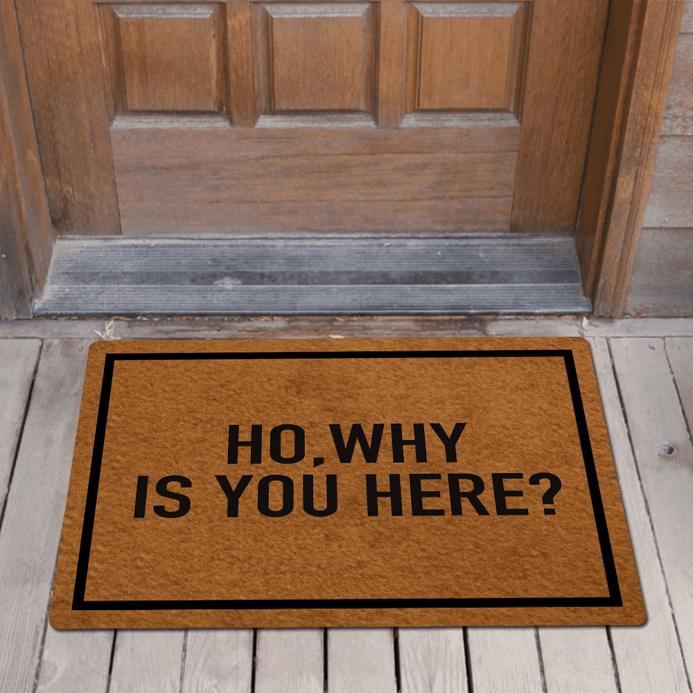 Good Home Cute Vibes Alfombra, Non-Slip Rubber Backing, Indoor
