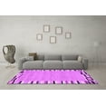 thumbnail image 3 of Ahgly Company Indoor Rectangle Abstract Purple Contemporary Area Rugs, 5' x 7', 3 of 4