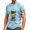 Light Blue, variant on Men's Hello Darkness My Old Friend Crew Neck Short Sleeve Graphic T Shirt