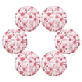 thumbnail image 3 of 15.4inch Round Placemats, DIY Printing Design, Suitable for Kitchen, Table Party Decoration Cherry Checkered Pattern, 3 of 7