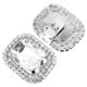 thumbnail image 5 of TABLZONE 1Par Clips Para De Mujer Con Delicado En Y Detalles De Rhinestones, 5 of 8