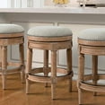 thumbnail image 2 of Chapman 26"H Counter-Height Backless Swivel Bar Stool, Weathered Natural, 2 of 2