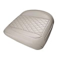 thumbnail image 2 of Almencla Universal Adjustable PU Leather Rear Car Front Seat Bottom Cover Cushion Pad Mat Grey Front, 2 of 8