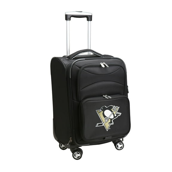 MOJO Black Pittsburgh Penguins 21" Softside Spinner Carry-On