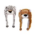 thumbnail image 1 of Gorro de felpa de animal tigre 2 piezas jinwen, 1 of 5