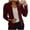 Wine, variant on Great Gifts for Less Ofreoo Women's Solid Color Casual Fashion Button Long Sleeved Cardigan Jacket Coat Tops Fall Coats for Women 2024