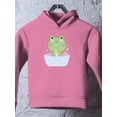 thumbnail image 3 of Little Frog Taking Bubble Bath Hoodie Toddler -Image by Shutterstock,  4 Toddler, 3 of 4