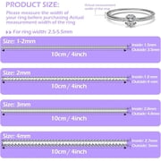 Ring Sizer Adjuster Kit for Loose Rings , Invisible Ring Guards, Silicone Tighteners, EVA Foam Spacers , Ring Measuring Tool & Polishing Cloth (Universal Fit for Women & Men)