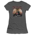thumbnail image 2 of Cry Baby Drapes S/S Junior Women's T-Shirt Sheer Charcoal, 2 of 2