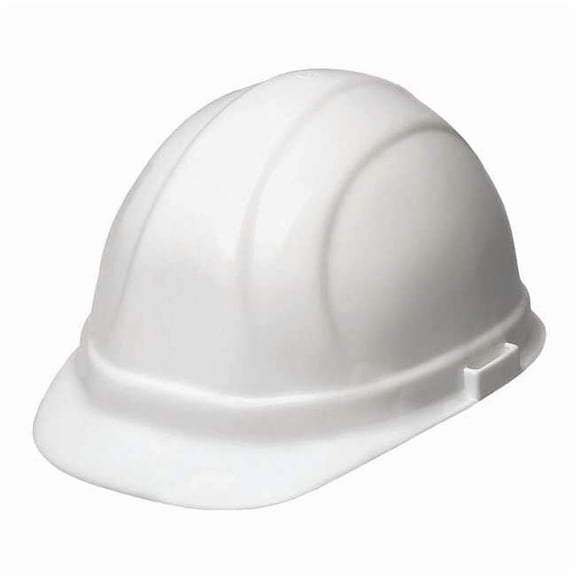 Hard Hat, Omega II, Polyethylene, 6 Point Pinlock, Type 1, Class E, White