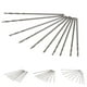 thumbnail image 3 of Brocas helicoidales de HSS de 10 piezas para , s tipos de metales, incluidos hierro, acero, aluminio, tón, etc. 0mm Macarena Broca HSS, 3 of 8