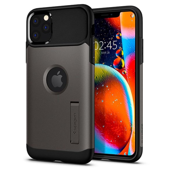 Funda iPhone 11 Pro Spigen Slim Armor Gris