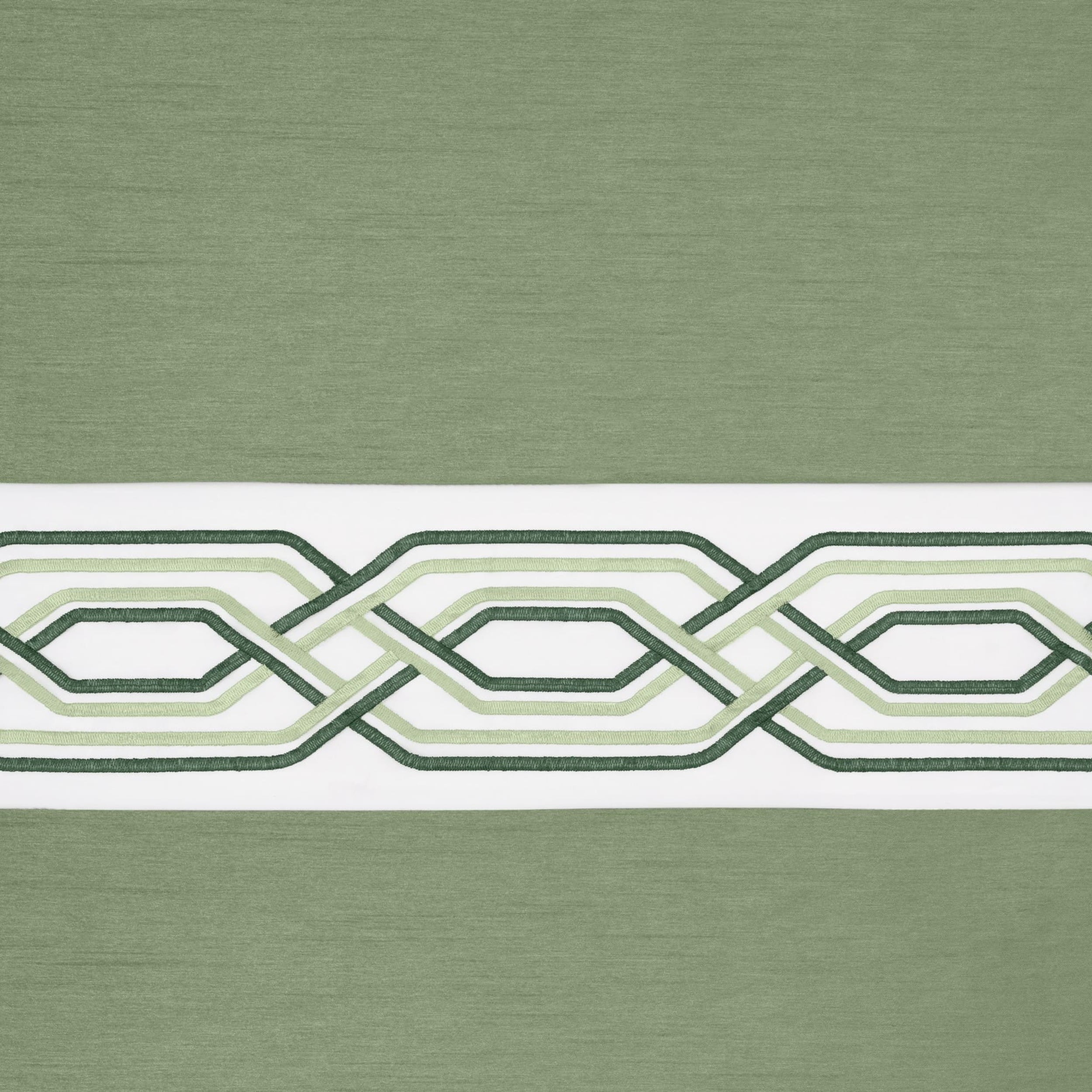 Achim Paige Rod Pocket 5 Piece Light Filtering Curtain Set, Green, 55" x 84"