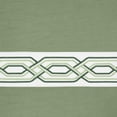 thumbnail image 3 of Achim Paige Rod Pocket Light Filtering Tier and Valance Curtain Set, Green, 55" x 24", 3 of 5