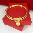 thumbnail image 2 of HOOUN Girl's hand ring 22K 23K 24K THAI BAHT YELLOW GOLD GP Bracelet, 2 of 3