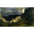 thumbnail image 2 of ArtsyQuotes 24x16 White Modern Wood Framed Museum Art Print Titled - Bible Verse Quote 1 Corinthians 13:2, Albert Bierstadt - A Storm in the Rocky Mountains, 2 of 4