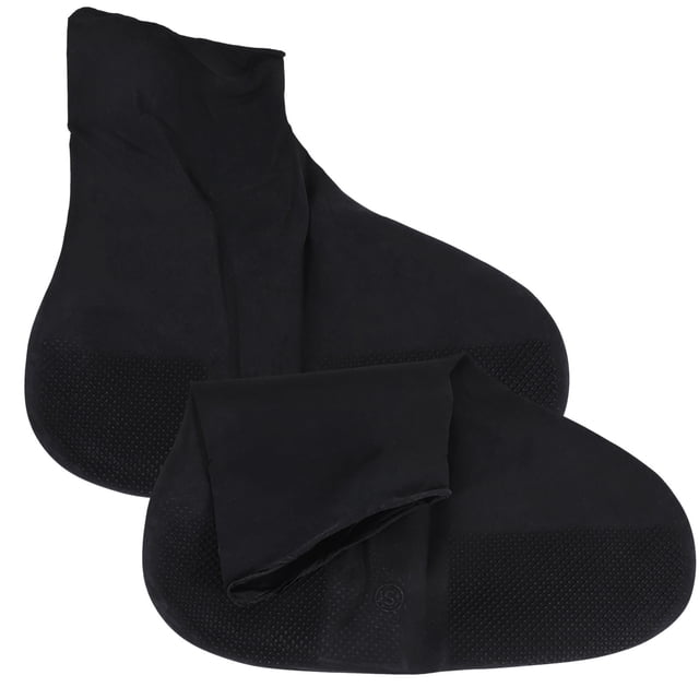 CHICHUMID 1Par Cubrezapatos Negros Para Con Suela Reforzada Antideslizante Y Protección Impermeable