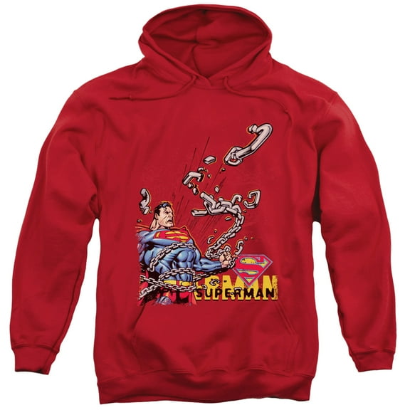 Superman - Breaking Chains - Pull-Over Hoodie - Small