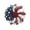A #153, variant on Patriotic Burlap Flower Wreath Red White and Blue Petal Decor with Stars for Front Door Independence Day July 4th Memorial Day Wall Hanging Ornament, A