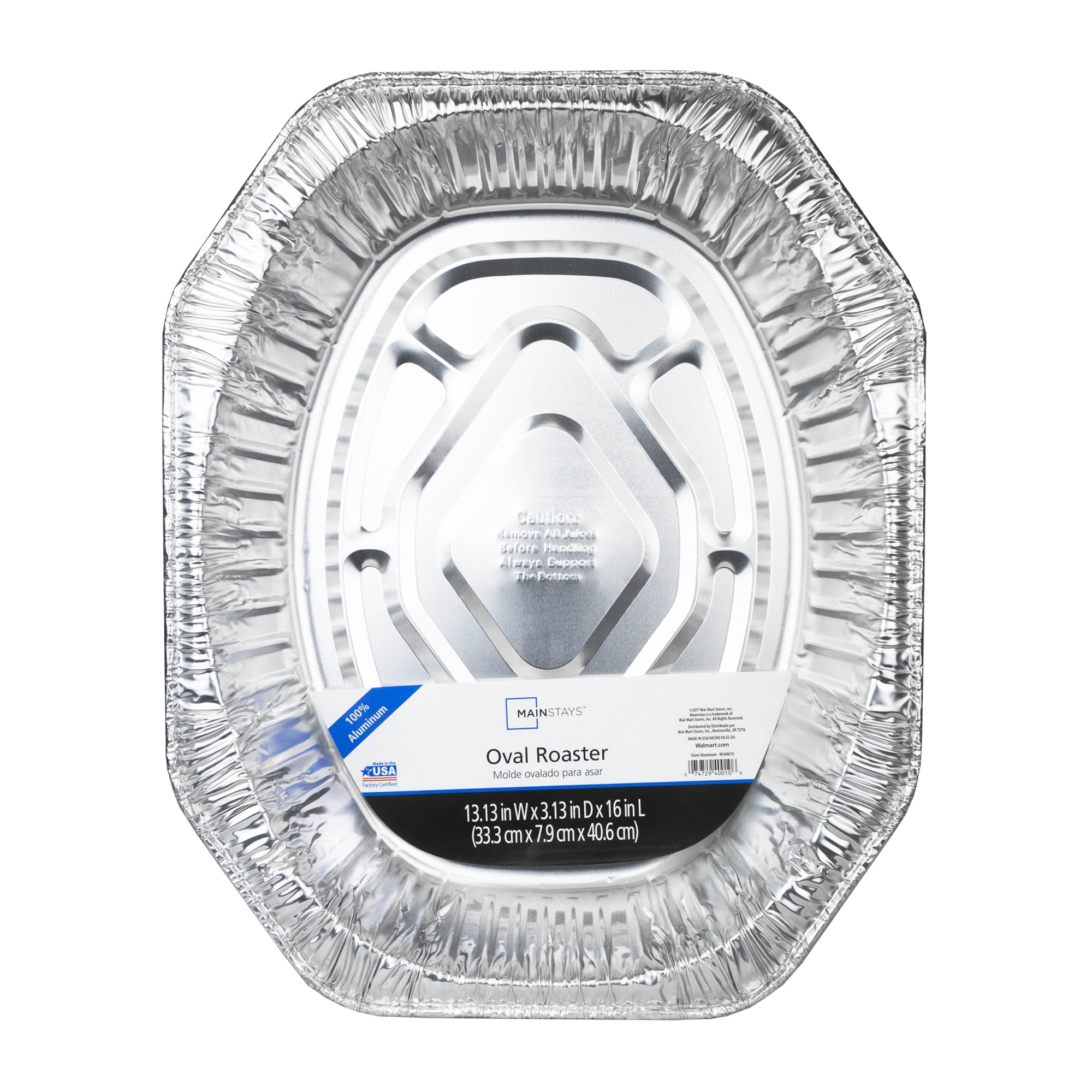 Mainstays Aluminum Durable Foil Oval Roaster Deal BrickSeek