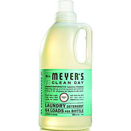 Mrs Meyers 14831 Soap Liquid Laundry Basil 64 Ounce