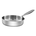 thumbnail image 3 of Sartén con mango ergonómico, ideal como regalo, versátil, ideal para cocinar carne, para interiores y exteriores, restaurantes, cocinas domésticas. Diámetro 24 cm, 3 of 8