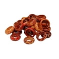 thumbnail image 4 of ruzhgo 50Pcs Wood Pattern Finger Rings Wedding Ring Wooden Wedding Ring Band Rings For Printed Wooden Rings Women Men Jewelry 18mm, 4 of 5