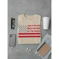 thumbnail image 3 of Land Of The Free Banner T-Shirt Men -Image by Shutterstock, Male XX-Large, 3 of 4