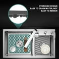 thumbnail image 3 of Silicone Sink Protector Mat, Non Slip Heat  For Kitchen, Farmhouse, Stainless Steel, Porcelain Sink, 3 of 8