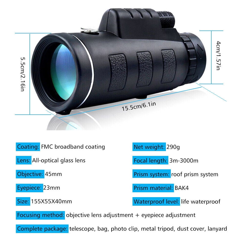 Zengest 80X100 Telescope for Kids Beginners Adults, Refractor Telescope with Adjustable Tripod