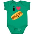 thumbnail image 3 of Inktastic I Love Hot Dogs Boys or Girls Baby Bodysuit, 3 of 5
