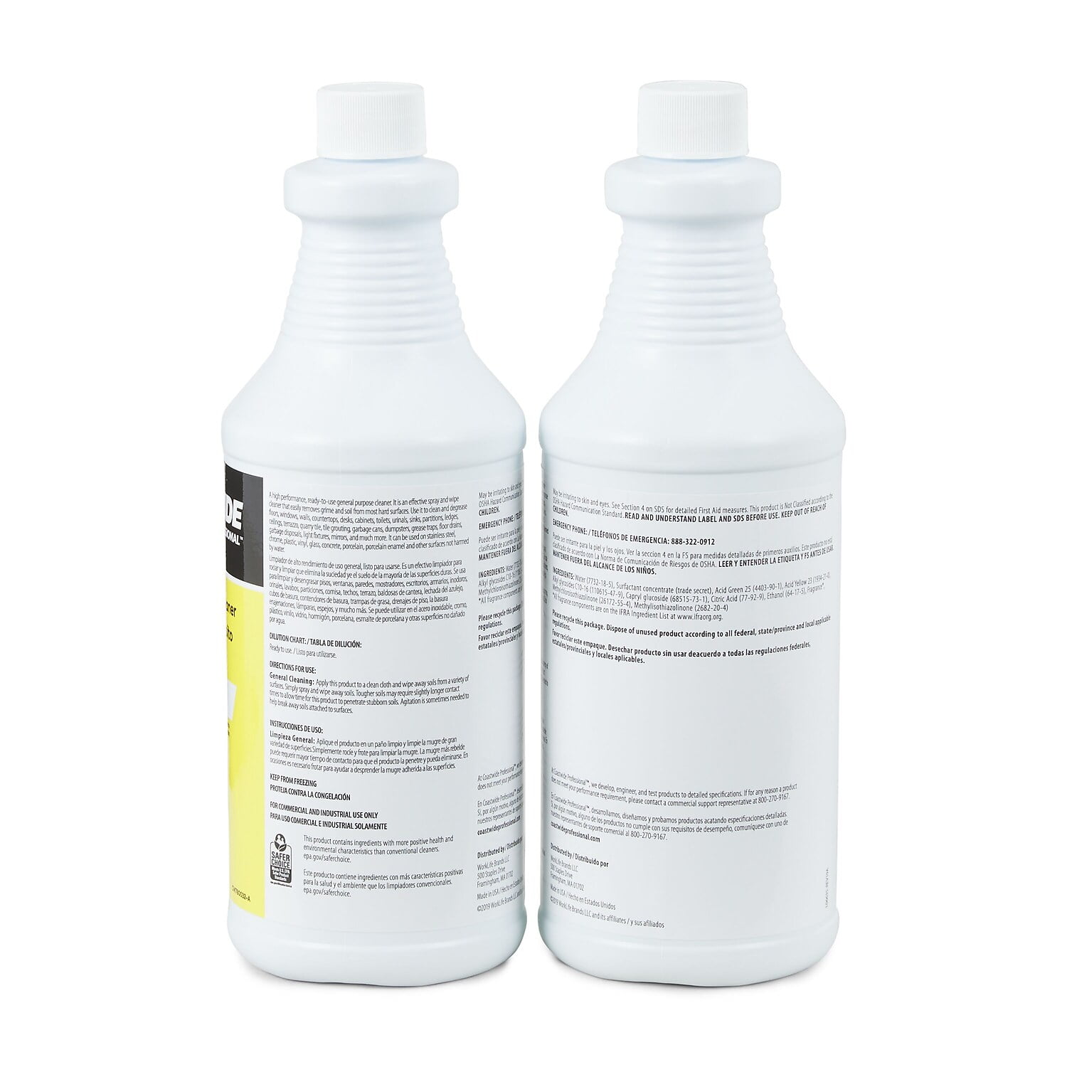 COASTWIDE All-Purpose Cleaner Citrus 32 Fl. Oz. 6/Carton (CW780032