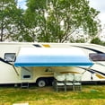 thumbnail image 3 of ALEKO 10'x8' Retractable RV/Patio Awning, Burgundy Fade Color, 3 of 13