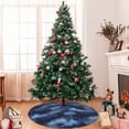 thumbnail image 7 of Lsque Starry Sky Print Christmas Tree Skirt, Tree Skirt with Ties or Velcro, Perfect for Holiday Decorations, Halloween, and New Year-30", 7 of 7