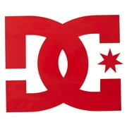 DC Men's Star Vinyl 7 Inches Sticker O/S Athletic Red