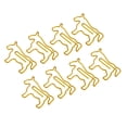 thumbnail image 2 of 8 Piezas Clips de papel de metal Sunnimix Dorado en Caballo oficina, 2 of 8