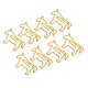 thumbnail image 2 of 8 Piezas Clips de papel de metal Sunnimix Dorado en Caballo oficina, 2 of 8