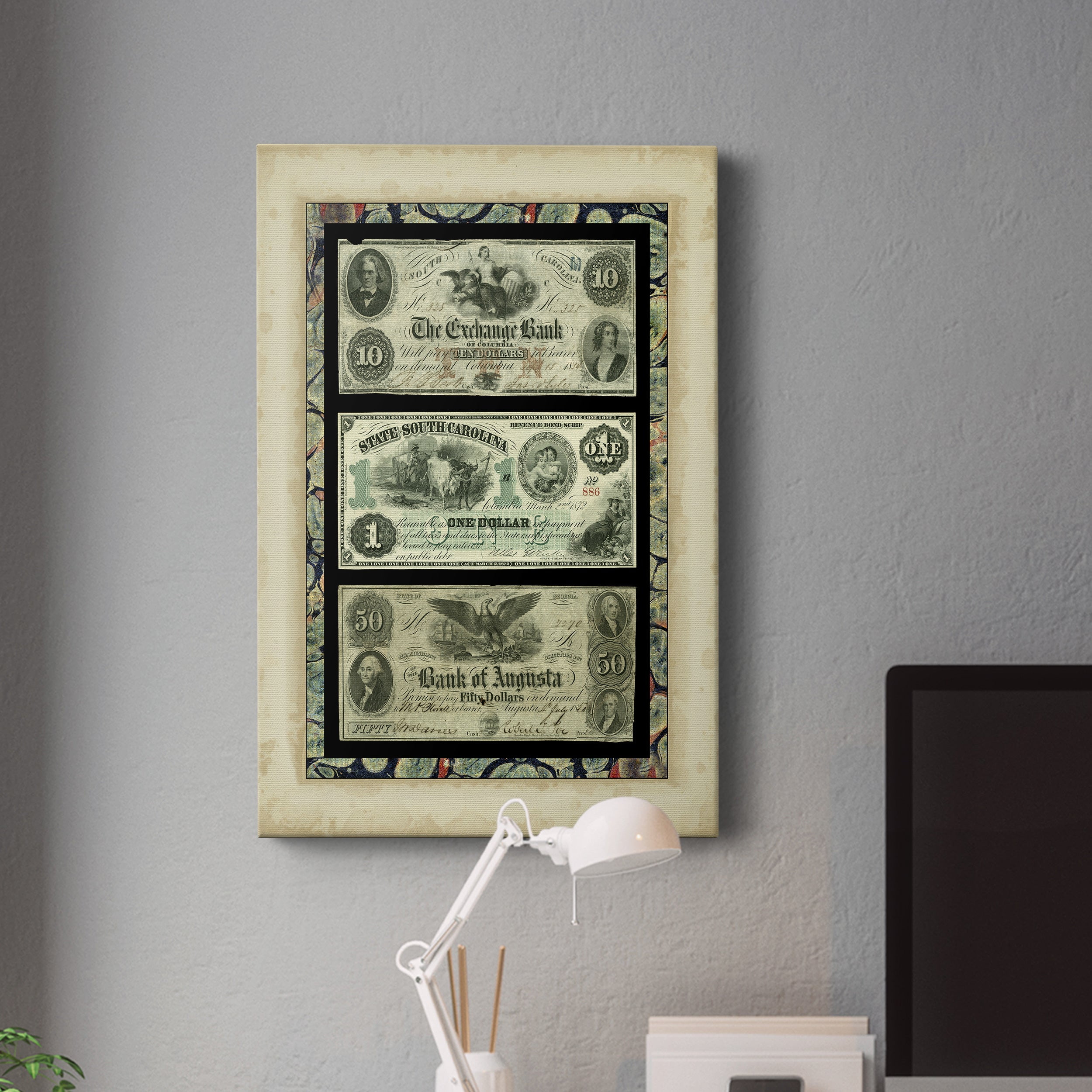 Money Money Money II Premium Gallery Wrapped Canvas - Ready to Hang