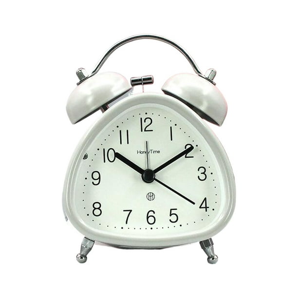 Reloj despertador Advancent con soporte fijo alarma fuerte gris