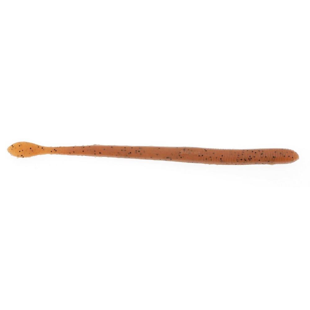 Gulp! Nightcrawler Soft Bait 6"  Length, Pumpkin Seed, Per 10 1092968