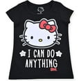 thumbnail image 4 of Hello Kitty Girls 3 Pack Short Sleeve T-Shirt - Grey/Black/Red, 4 of 4