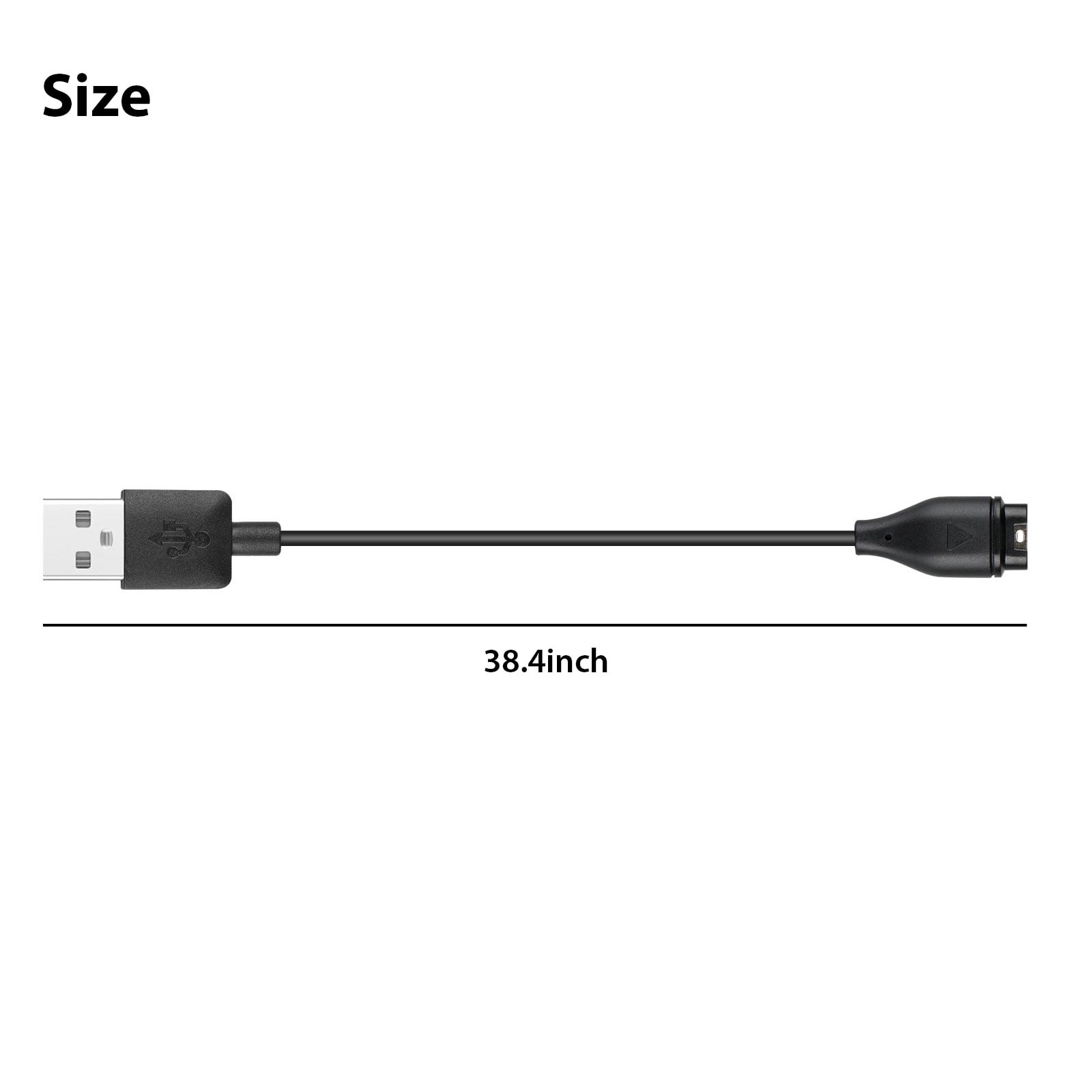Garmin USB Charging Cable Cord Fits Garmin Fenix 5 5S 5X Vivoactive 3 Vivosport EQ 