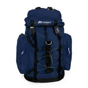 Everest 24" Hiking Pack, Navy All Ages, Unisex 8045D-NY/BK, Carrier and Shoulder Book Bag for School, Work, Sports, and Travel