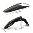 thumbnail image 2 of BotaniNest Front & Rear SetElectric Dirt Compatible Black Mud Guards (Mudguard) For Off Road Motorcycle, 2 of 4