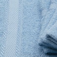 thumbnail image 2 of Gold Coast Egyptian Cotton Cottage Blue Bath Sheet and 4 Washcloths Set, 2 of 4